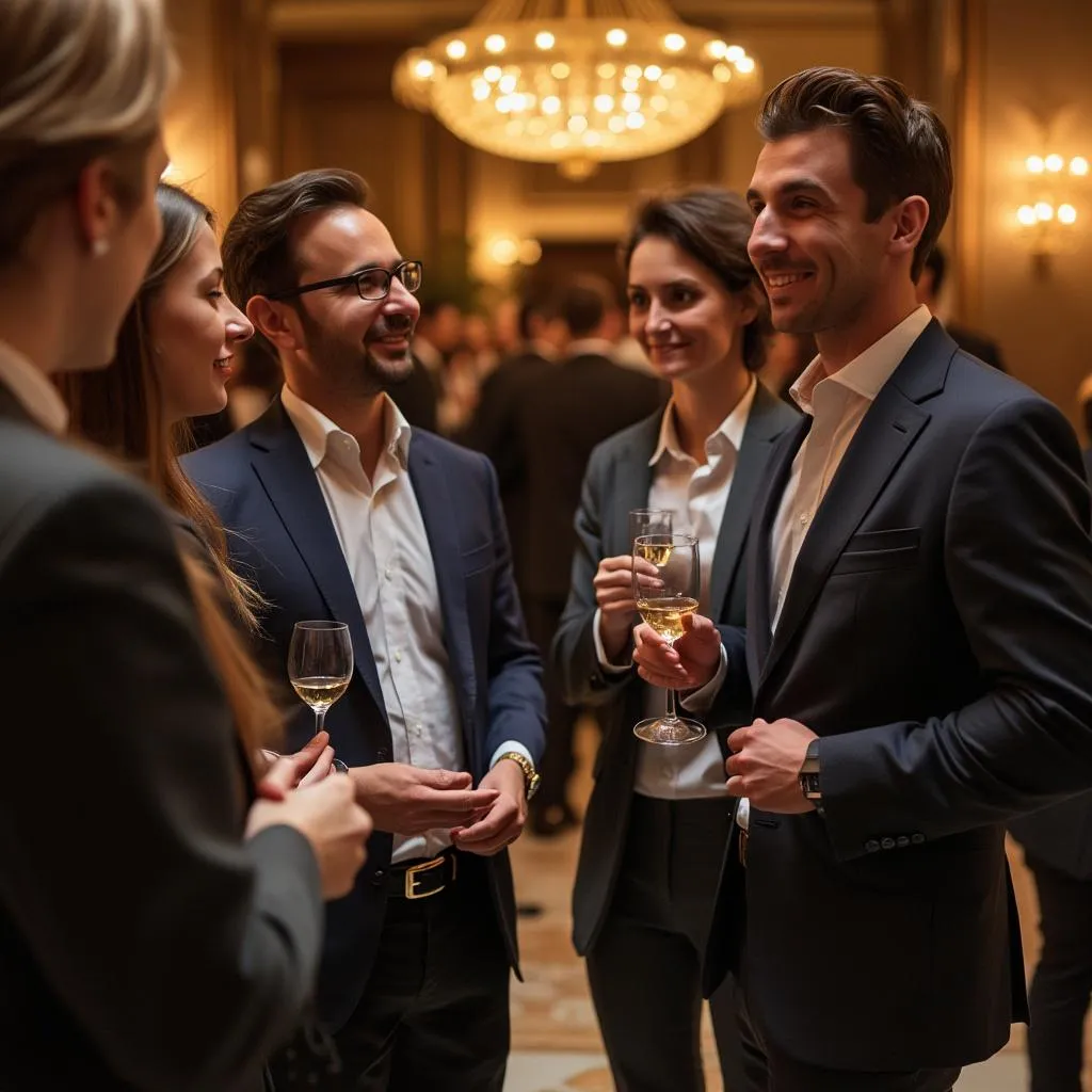 Evento de networking financiero